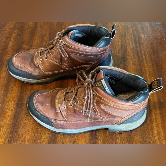 Ariat Women's 9.5 Terrain Waterproof Leather Work Hiking Boots Outdoors Gorpcore - Picture 2 of 6